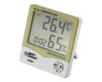 LCD Digital Hygrometer Thermometer Humidity Temperature Meter Weather station indoor outdoor with Calendar Wet&Dry clock Alarm