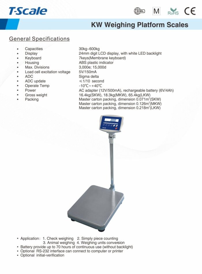 igital T scale brand platform scale 5g to 100kg