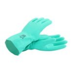 Nitrile gloves color green brand mallcom In bangladesh PPE