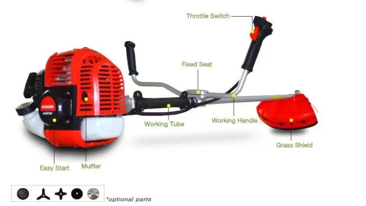 Grass Cutter big power grass trimmer machine in bangladesh 4 brush cutter machine product image