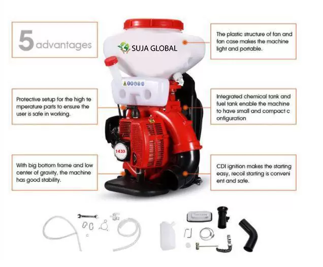 power sprayer mist duster in bangladesh Agriculture Mist Duster Sprayer knapsack Power Pesticide - Image 4