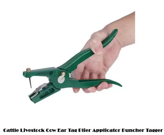 Cattle Livestock Ear Tag Plier Applicator Puncher Tagger nscbd
