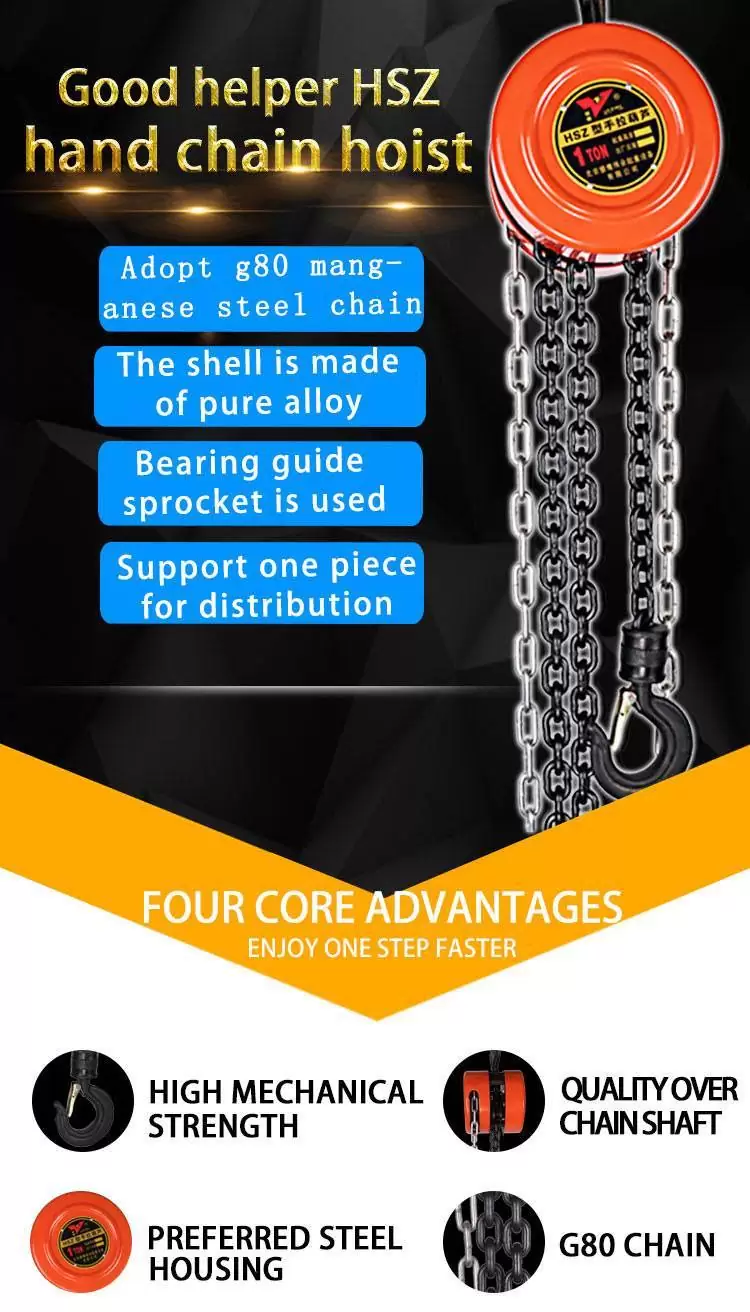HSZ hand chain hoist ready stock bd