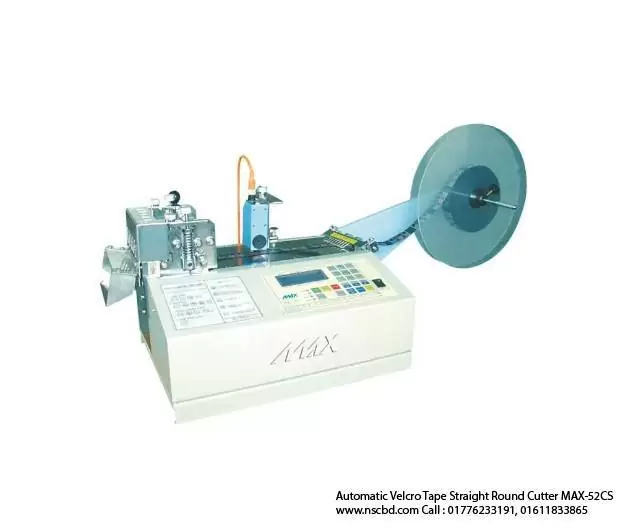 Automatic Velcro Tape Straight Round Cutter MAX-52CS
