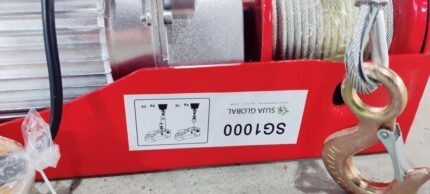 Mini Electric Winch Motor Crane 1000kg for Rooftop Lifting suja global