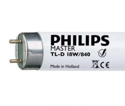 TL84 Tube Light Philips T8 TL-D 18W/840 Authentic Holland Made Product