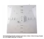 All In One Shrinkage Template and Scale Length 250mm / 350mm / 500mm Shrinkage Template