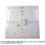 All In One Shrinkage Template and Scale Length 250mm / 350mm / 500mm Shrinkage Template