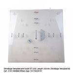Shrinkage Template and Scale (ST-350) Length 350mm Shrinkage Template bd