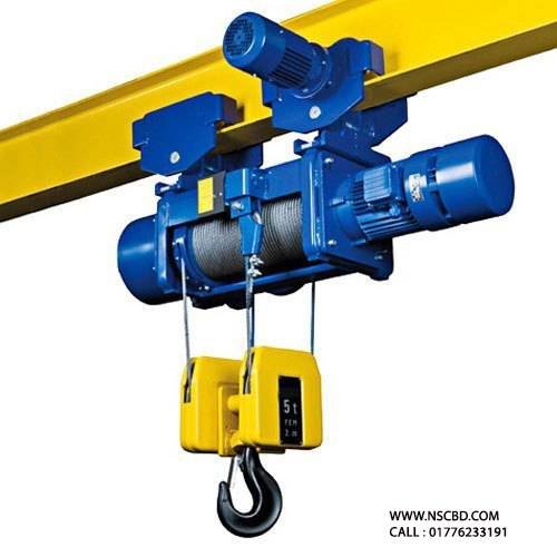 Electric hoist 5 ton lifting heavy duty Double Speed Hoist in bd