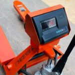 pallet truck with display weight