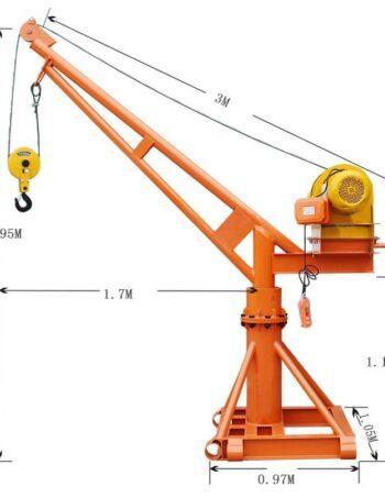 Construction Cranes Mini 1 Ton 30 meter rope bd