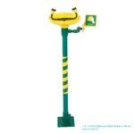 LSE 1 GI Push plate operated Eye Wash Station