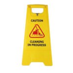Cleaning In Progress Caution Sign Board