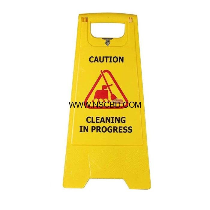 Cleaning In Progress Caution Sign Board