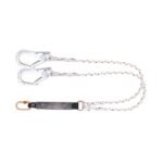 Forked Lanyard with Energy Absorber