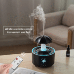 New Design Rotating Umbrella Water Drops Essential Oils Diffusers Aromatherapy Humidifier Colorful LED Night Light - Image 3
