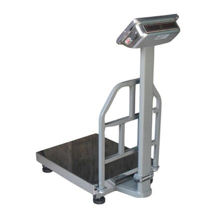 Weighing Capacity: 200 kg Minimum Weight: 400 g Division (Resolution): 20 g Platform Size: (19.5 × 15.5) Inch Floor to Platform Height: 4.4" Mounting Type: Foldable Monitor Stand Power Supply: 4V / 1.3A Machine Height: 34.5" Bumper Dimensions: Height: 20.5" Width: 19" Platform Material: Stainless Steel (SS) Top Plate, 0.5 mm Load Cell Capacity: 350 kg Self Weight : 8.5 KG Indicator : Type SS Back Display : YES Rechargeable battery operation supported Charging Cable Length: 48 Inch