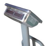 Weighing Capacity: 200 kg Minimum Weight: 400 g Division (Resolution): 20 g Platform Size: (19.5 × 15.5) Inch Floor to Platform Height: 4.4" Mounting Type: Foldable Monitor Stand Power Supply: 4V / 1.3A Machine Height: 34.5" Bumper Dimensions: Height: 20.5" Width: 19" Platform Material: Stainless Steel (SS) Top Plate, 0.5 mm Load Cell Capacity: 350 kg Self Weight : 8.5 KG Indicator : Type SS Back Display : YES Rechargeable battery operation supported Charging Cable Length: 48 Inch