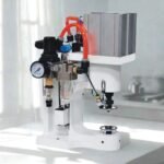 Industrial Pneumatic Single Head Button Attacher Machine