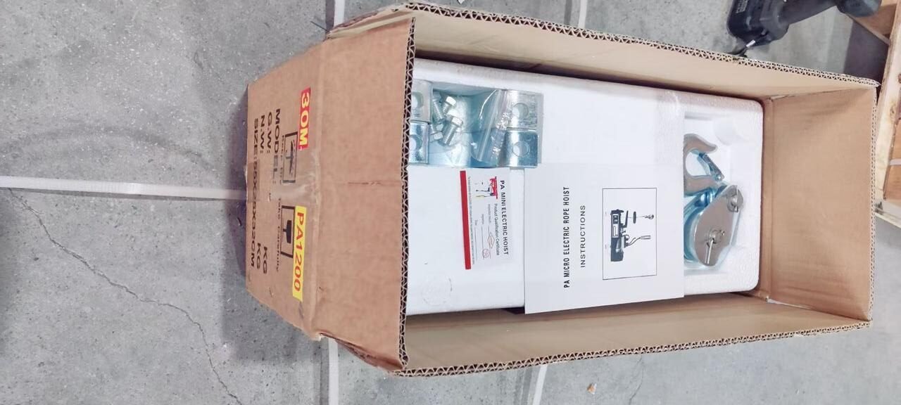 2000kg Mini Electric Wire Rope Hoist SGMH-2T by Suja Global