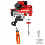 SGMH-2T Mini Electric Wire Rope Hoist Four Way Motor Crane 2000kg 30 Meter Rope In Bangladesh