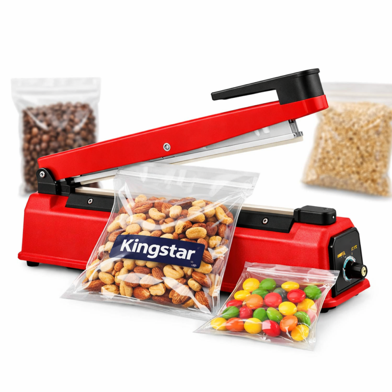 Poly Bags Sealer Machine Impulse Hand Sealer 12inch 300mm