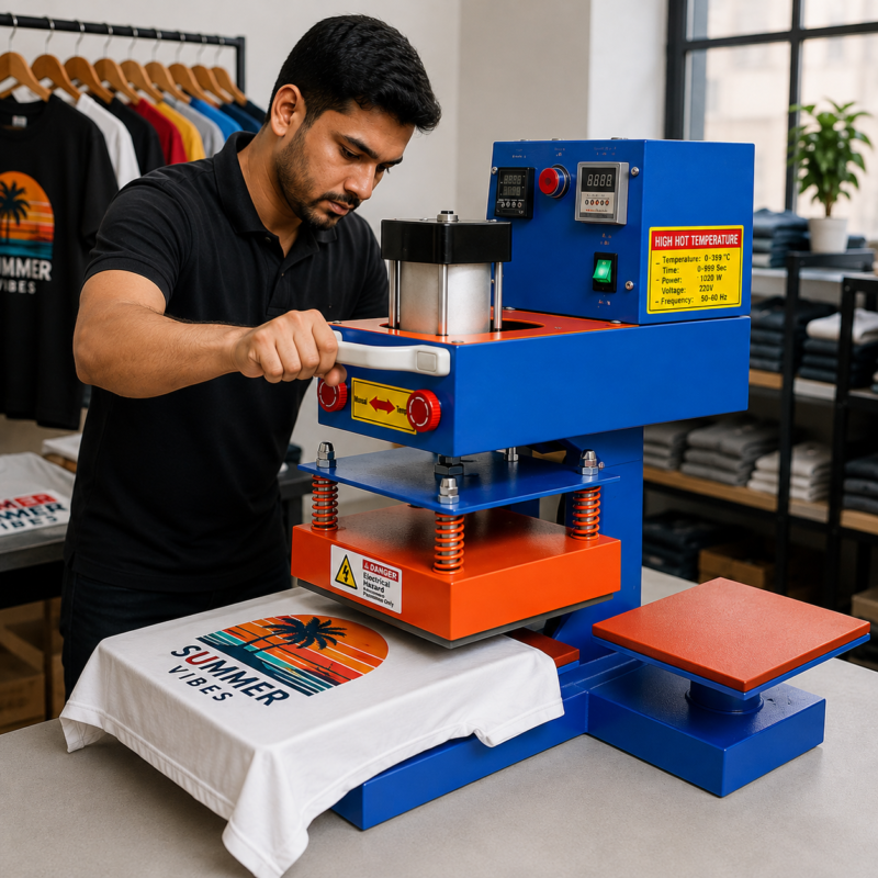6×6 inch Double Head Heat Press Machine